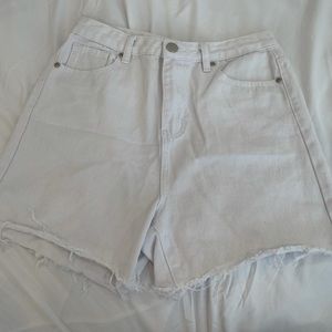 BooHoo Dad Shorts High Waisted